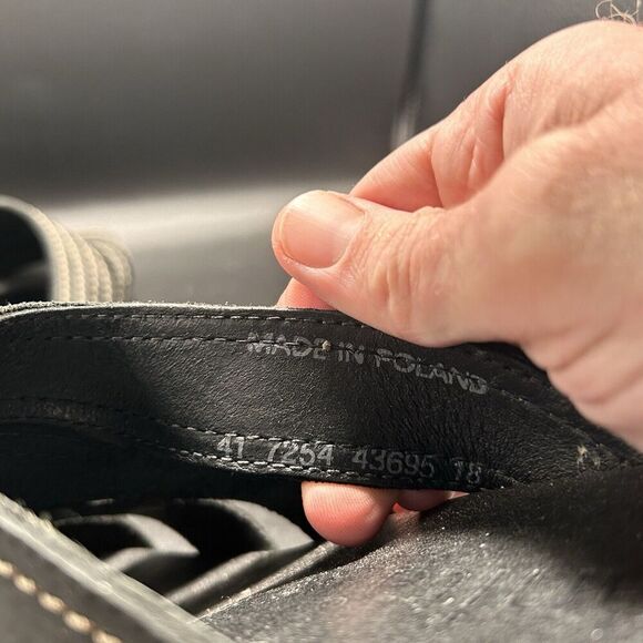 Sanita Clog Sandals Women's 41 Solid Black Slip On Strappy Open Toe - Picture 6 of 7